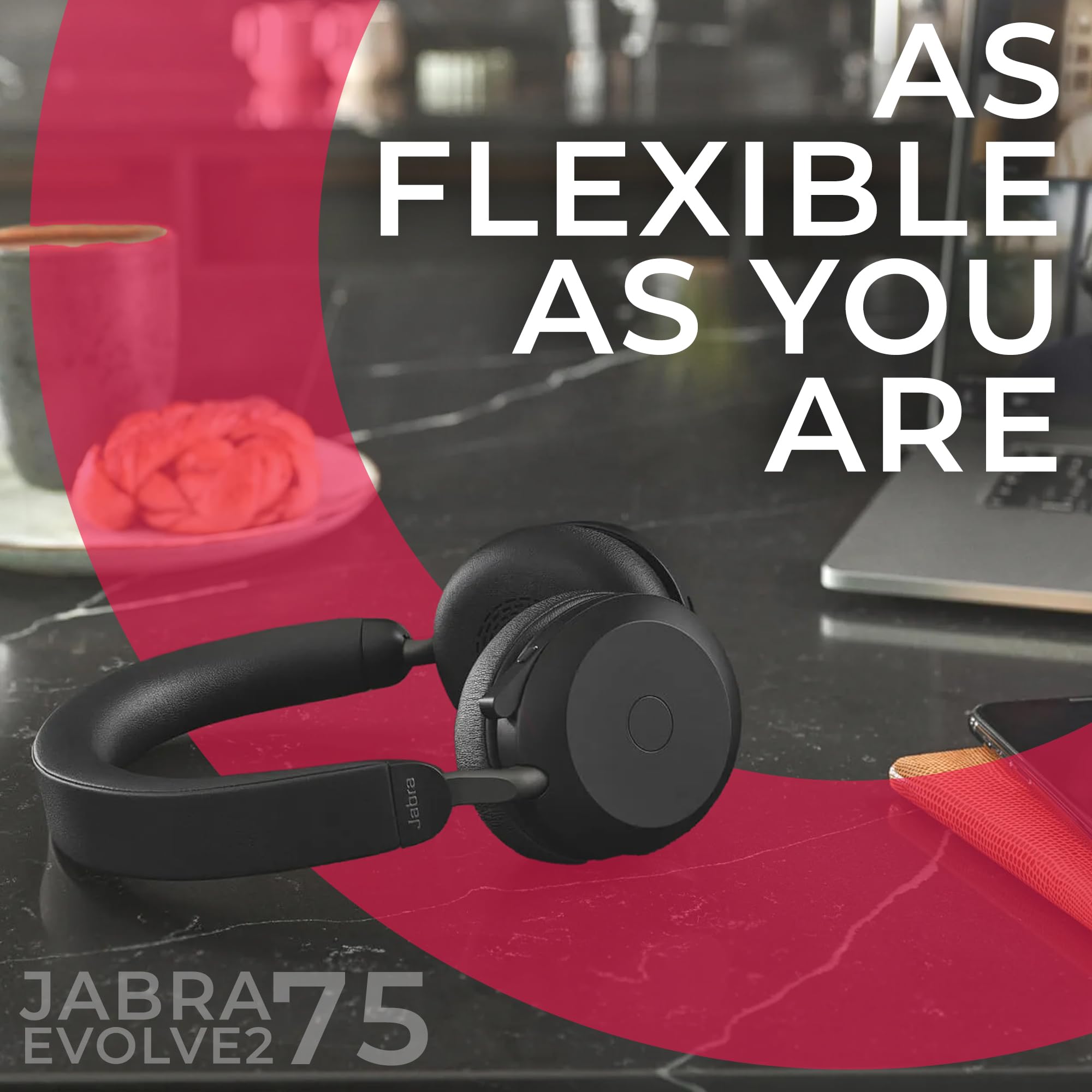 Amazon.com: Jabra Evolve2 75 Wireless Bluetooth Headphones